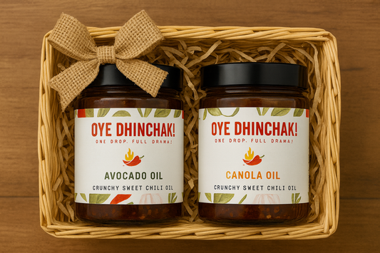 Oye Dhinchak! Gift Combo – Avocado & Canola Chili Oil (2-Pack)